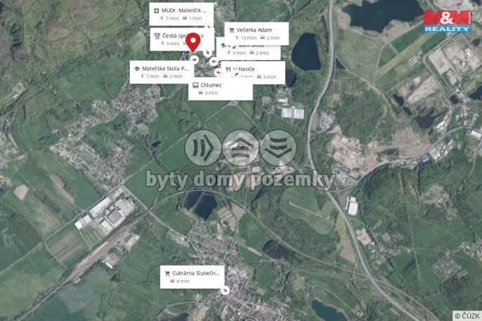 Prodej, Byt 1+kk, Chlumec