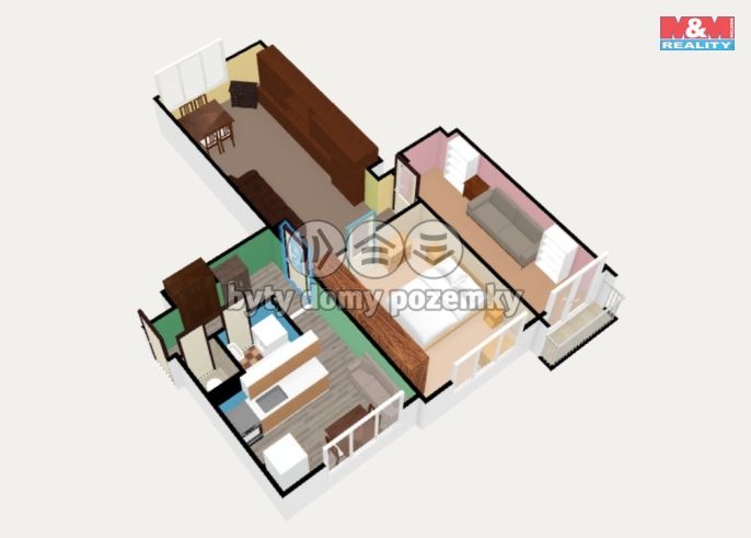 Prodej, Byt 3+1, Cheb