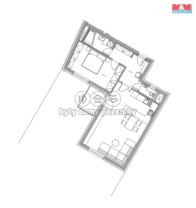 Prodej, Byt 2+kk, Brno