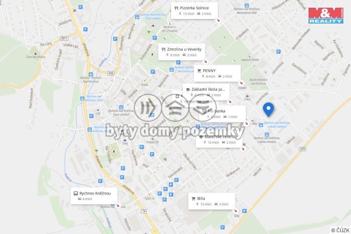 Prodej, Byt 4+1, Rychnov nad Kněžnou