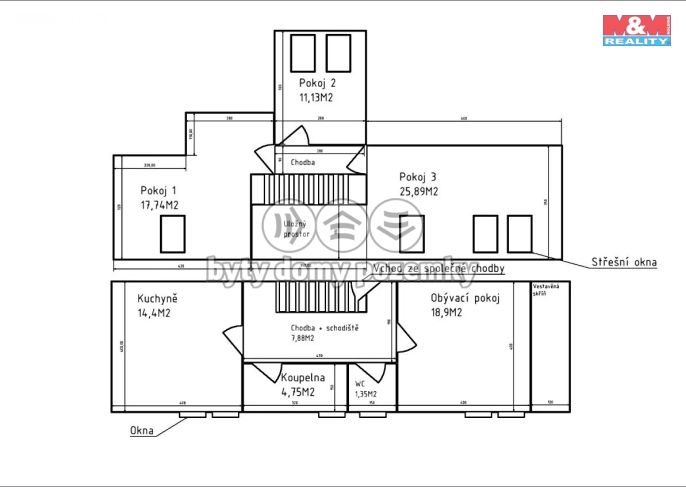 Prodej, Byt 4+kk, Rudná
