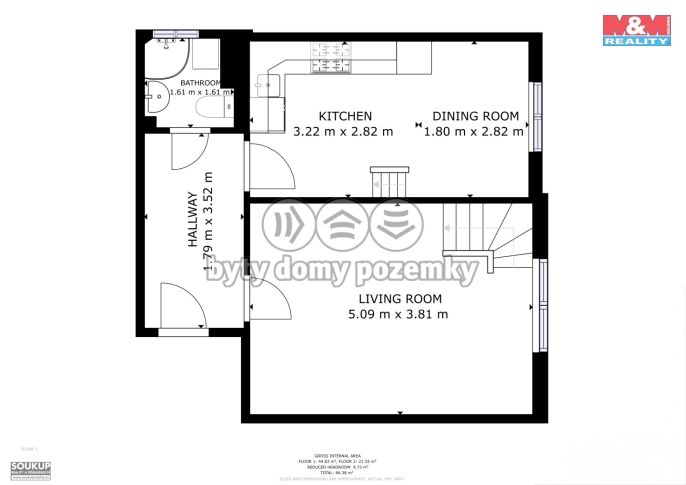 Prodej, Byt 2+1, Praha