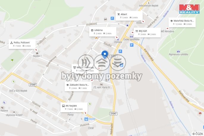 Prodej, Obchod a služby, Nejdek