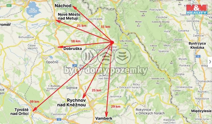 Prodej, Rodinný dům, Deštné v Orlických horách