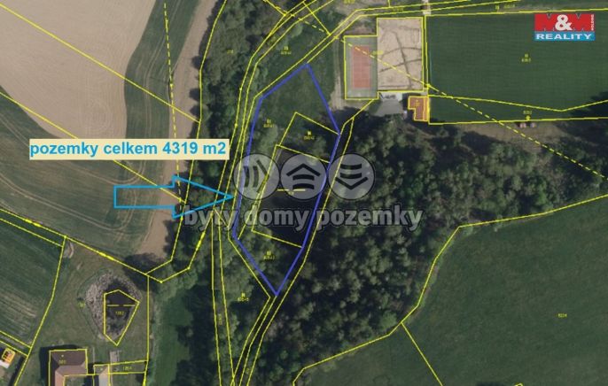 Prodej, Pozemek k bydlení, Červený Hrádek