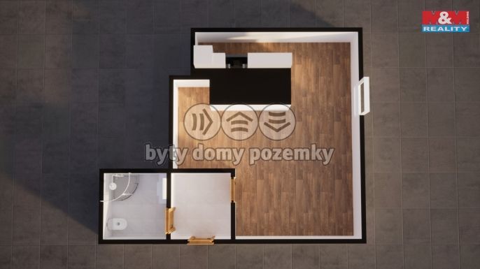 Pronájem, Byt 1+kk, Jablonné v Podještědí