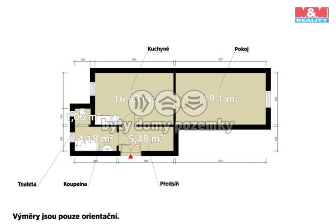 Pronájem, Byt 1+1, Plzeň