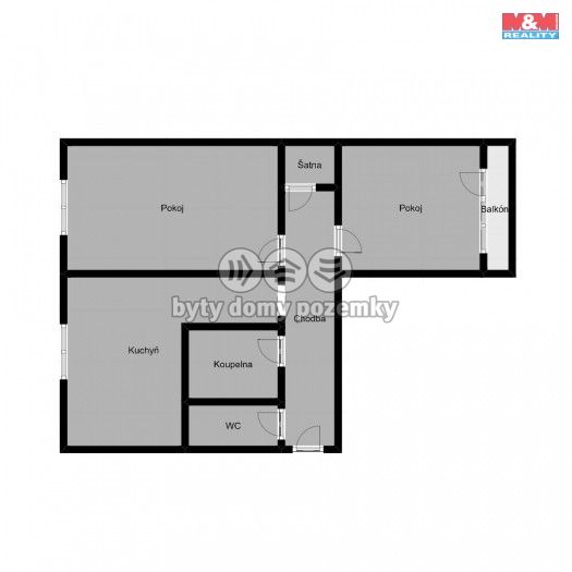 Prodej, Byt 2+1, Otrokovice