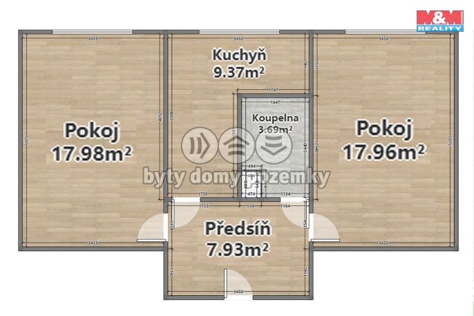 Pronájem, Byt 2+1, Klatovy