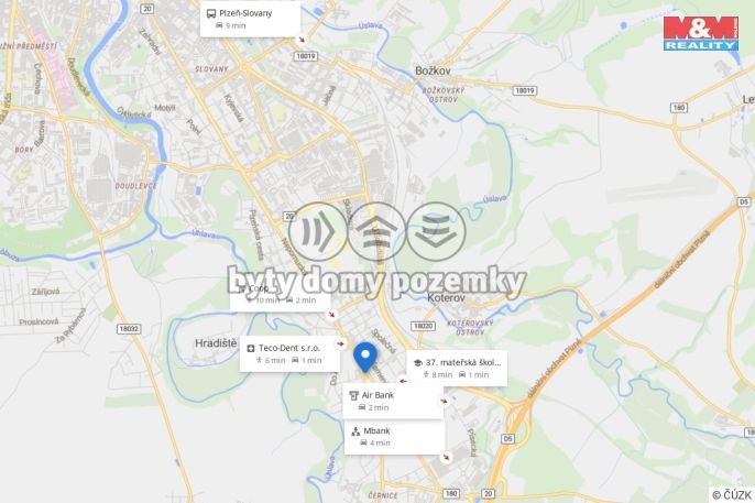 Pronájem, Byt 2+1, Plzeň