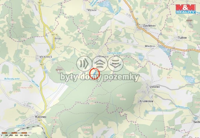 Prodej, Les, Kolinec