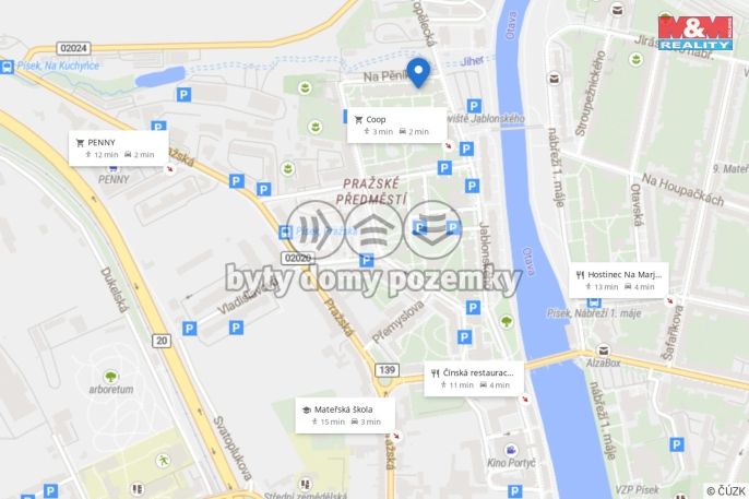 Prodej, Byt 3+1, Písek