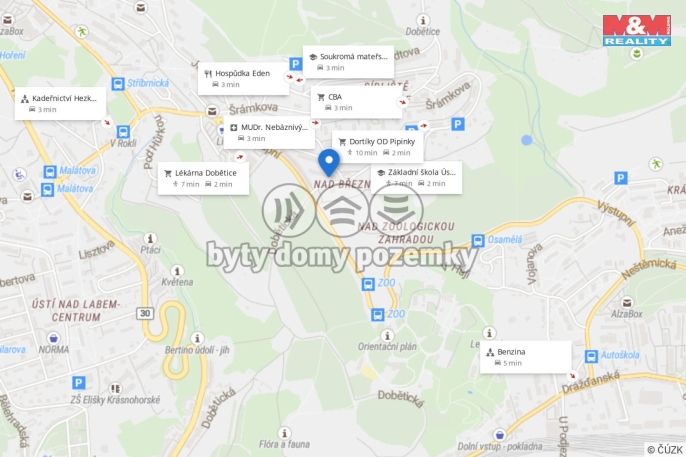 Pronájem, Byt 1+1, Ústí nad Labem