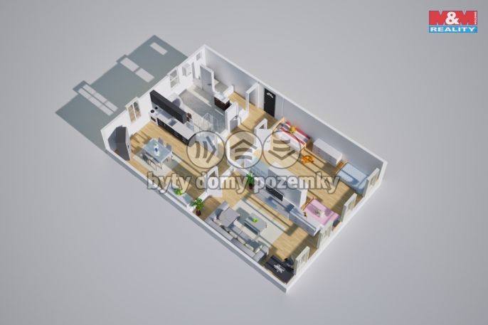 Prodej, Byt 3+kk, Teplice