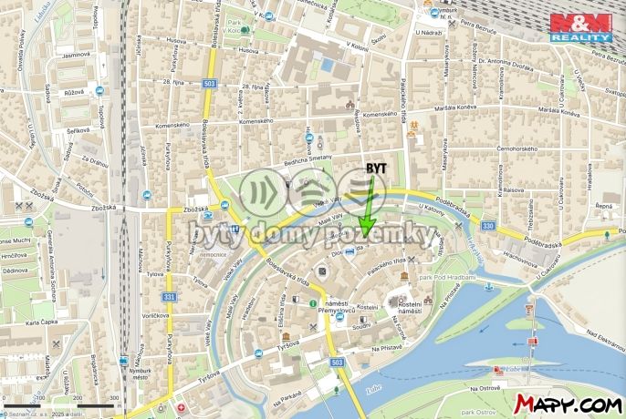 Pronájem, Byt 2+kk, Nymburk