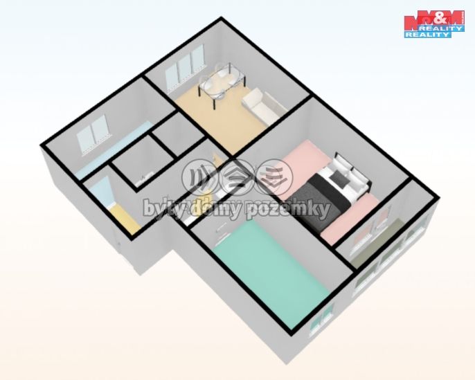 Prodej, Byt 3+1, Český Těšín