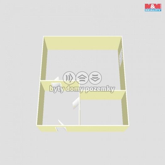 Pronájem, Byt 1+kk, Příbram