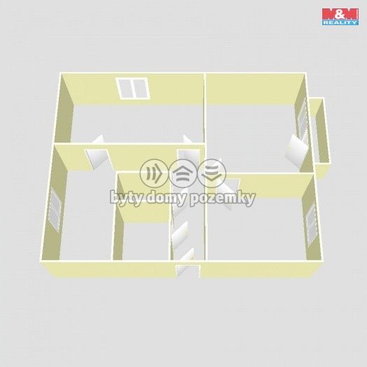 Pronájem, Byt 2+1, Ostrava