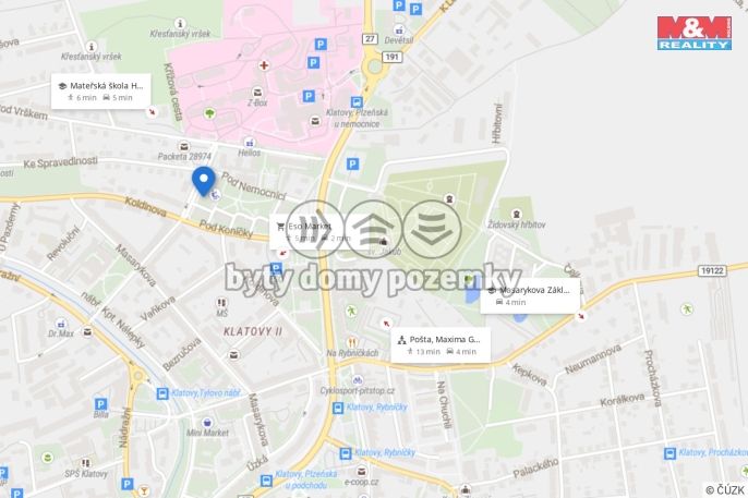 Prodej, Byt 1+1, Klatovy