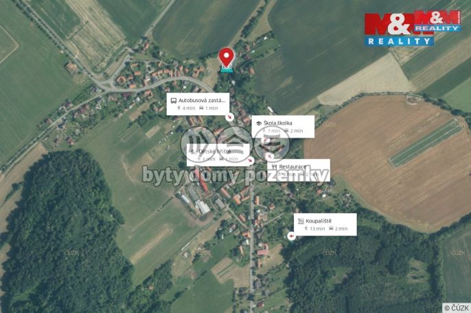 Prodej, Pozemek k bydlení, Jeseník nad Odrou