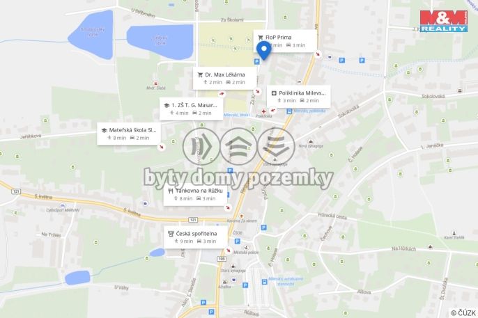 Pronájem, Byt 3+1, Milevsko