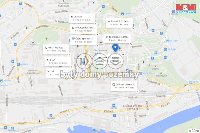 Prodej, Byt 3+1, Ústí nad Labem