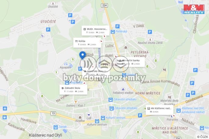 Prodej, Byt 4+1, Klášterec nad Ohří