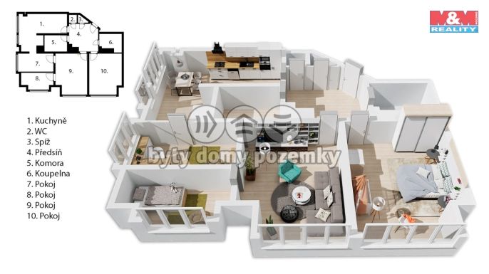 Prodej, Byt 4+1, Praha