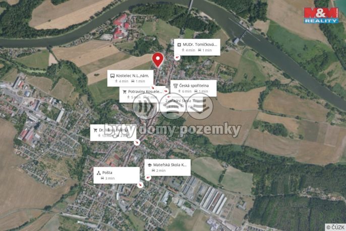 Prodej, Byt 2+kk, Kostelec nad Labem