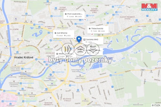 Prodej, Byt 3+1, Hradec Králové