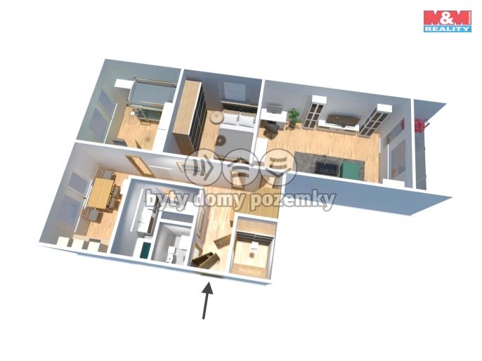 Prodej, Byt 3+1, Žatec