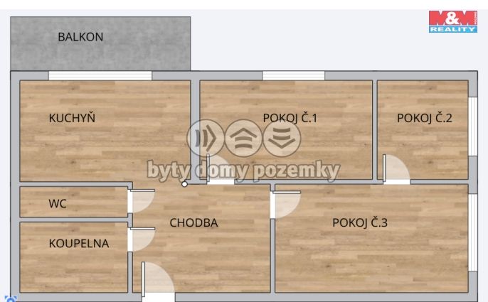 Prodej, Byt 3+1, Orlová