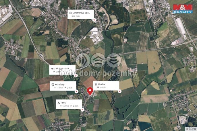 Pronájem, Byt 2+kk, Kožušany-Tážaly