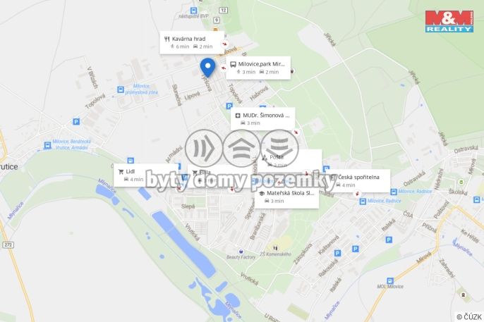 Prodej, Byt 2+kk, Milovice