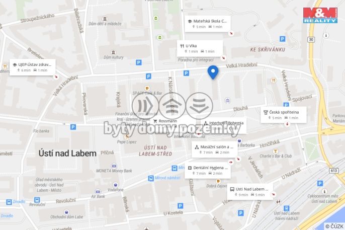 Pronájem, Byt 3+1, Ústí nad Labem