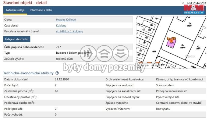 Prodej, Rodinný dům, Hradec Králové