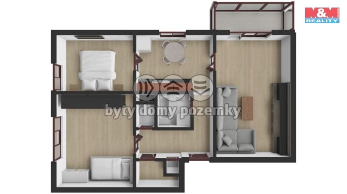 Pronájem, Byt 3+1, Kadov