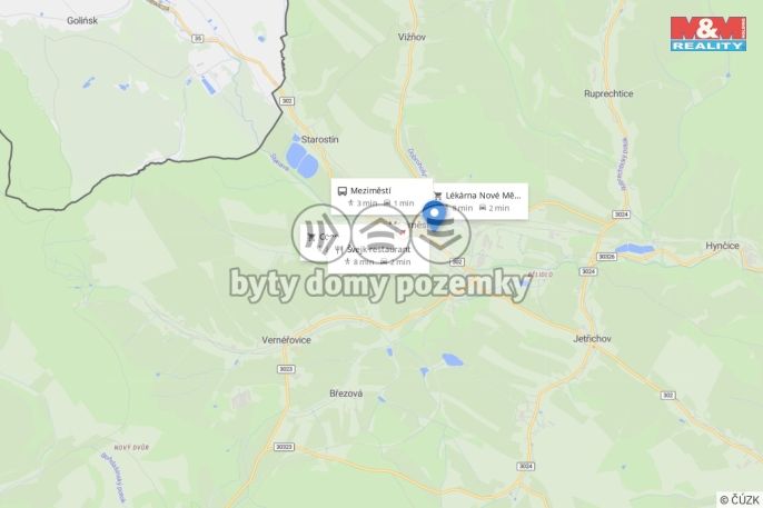 Pronájem, Byt 3+1, Meziměstí