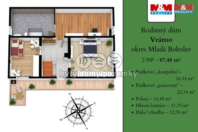 Prodej, Rodinný dům, Vrátno