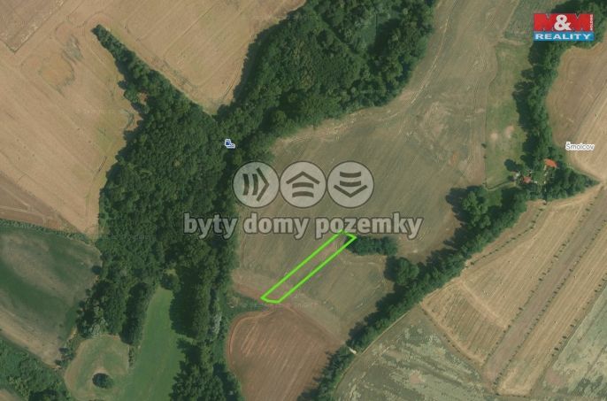 Prodej, Pole, Žleby