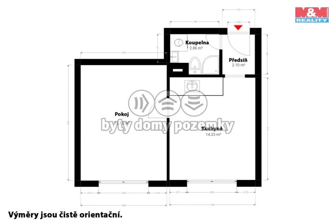 Prodej, Byt 1+1, Klatovy