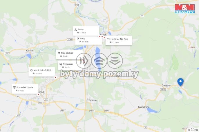 Pronájem, Chalupa, Čmelíny