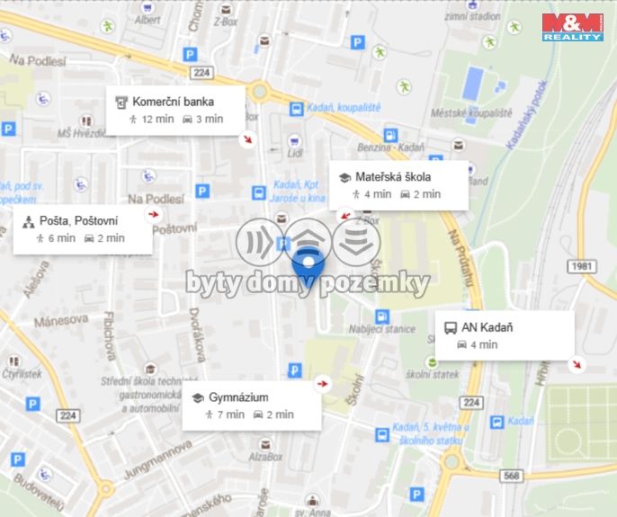 Prodej, Byt 3+1, Kadaň