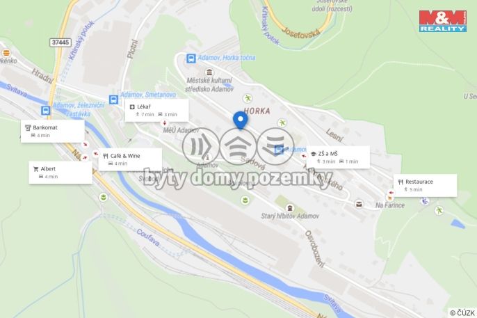 Prodej, Byt 3+1, Adamov
