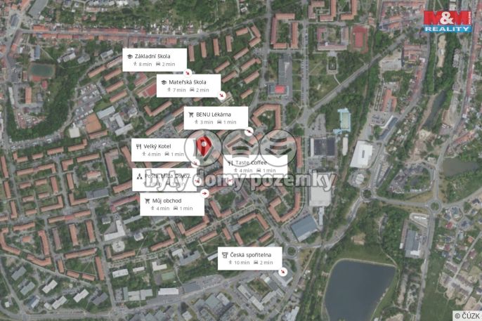 Pronájem, Byt 3+kk, Příbram