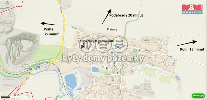 Pronájem, Obchod a služby, Plaňany