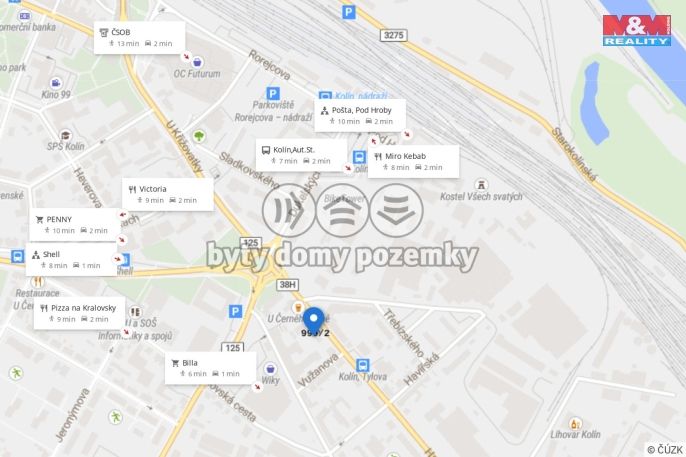 Prodej, Obchod a služby, Kolín
