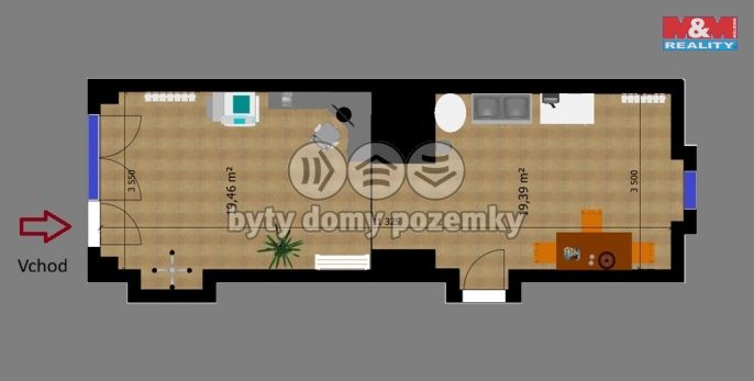 Pronájem, Obchod a služby, Kolín