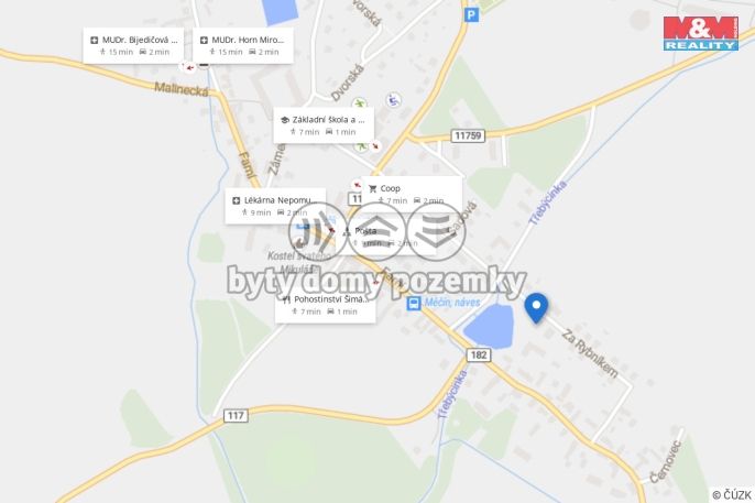 Prodej, Byt 3+1, Měčín