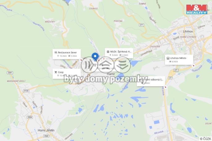 Pronájem, Byt 4+1, Litvínov